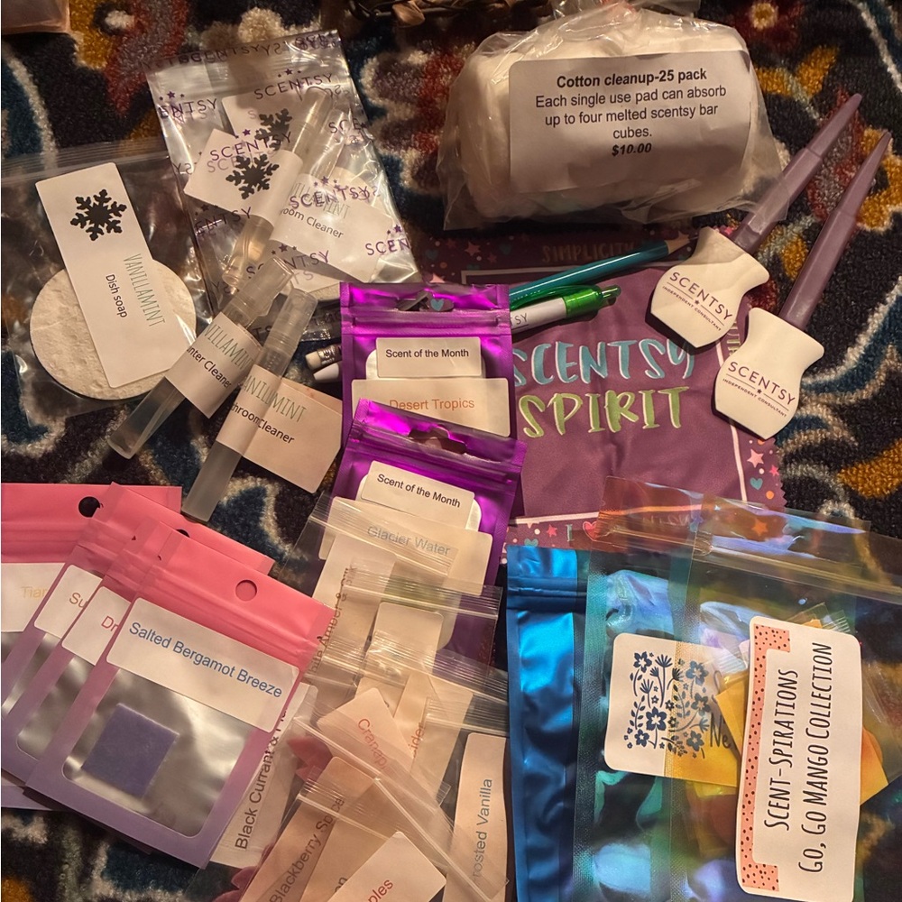 Scentsy Scented Sample Set with Vibrant Packaging